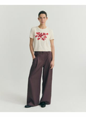 Red Garden Pannacota Zowie Tee Ecru Women's Tops Thinking Mu