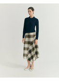 Ashe Checks Indira Skirt Multicolor Women's Bottoms Skirt Thinking Mu