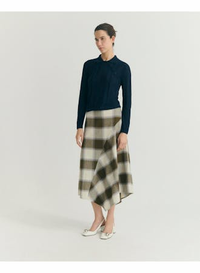 Ashe Checks Indira Skirt Multicolor Women's Bottoms Skirt Thinking Mu