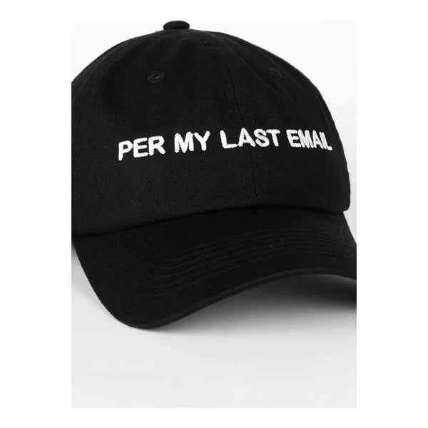 PER MY LAST DAD CAP Gifts + Accessories Hair Intentionally Blank    