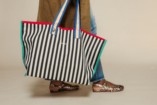 Color Block Cotton Bag Gifts + Accessories Bags Bobo Choses