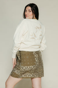 Waterlily Woman Skirt Bandana Print Women's Bottoms Skirt The New Society