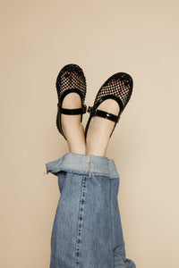 Extra Amazing MJ Black Women's Shoes Flats All Black