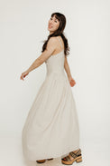 Chenoa Linen Beige Women's Dresses Tach Clothing