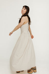 Chenoa Linen Beige Women's Dresses Tach Clothing