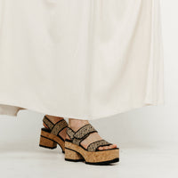Venice Ibiza Black Women's Sandals Platforms Homers