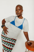 Bra Tee Off White Women's Tops The Tiny Big Sister
