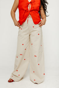Sol Chain Hedda Pant Ecru Women's Bottoms Thinking Mu