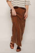 Brown Selina Skirt Brown Women's Bottoms Skirt Thinking Mu