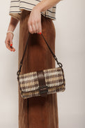 Socialite Espresso/Dune Raffia Gifts + Accessories Bags Think Royln