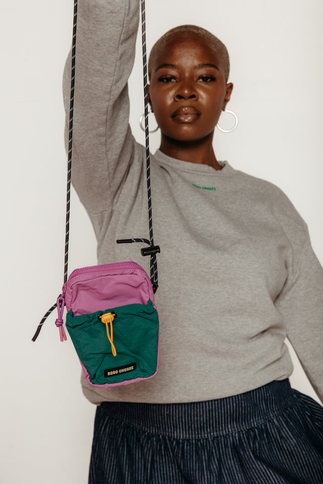 Color Block Technical Mini Bag