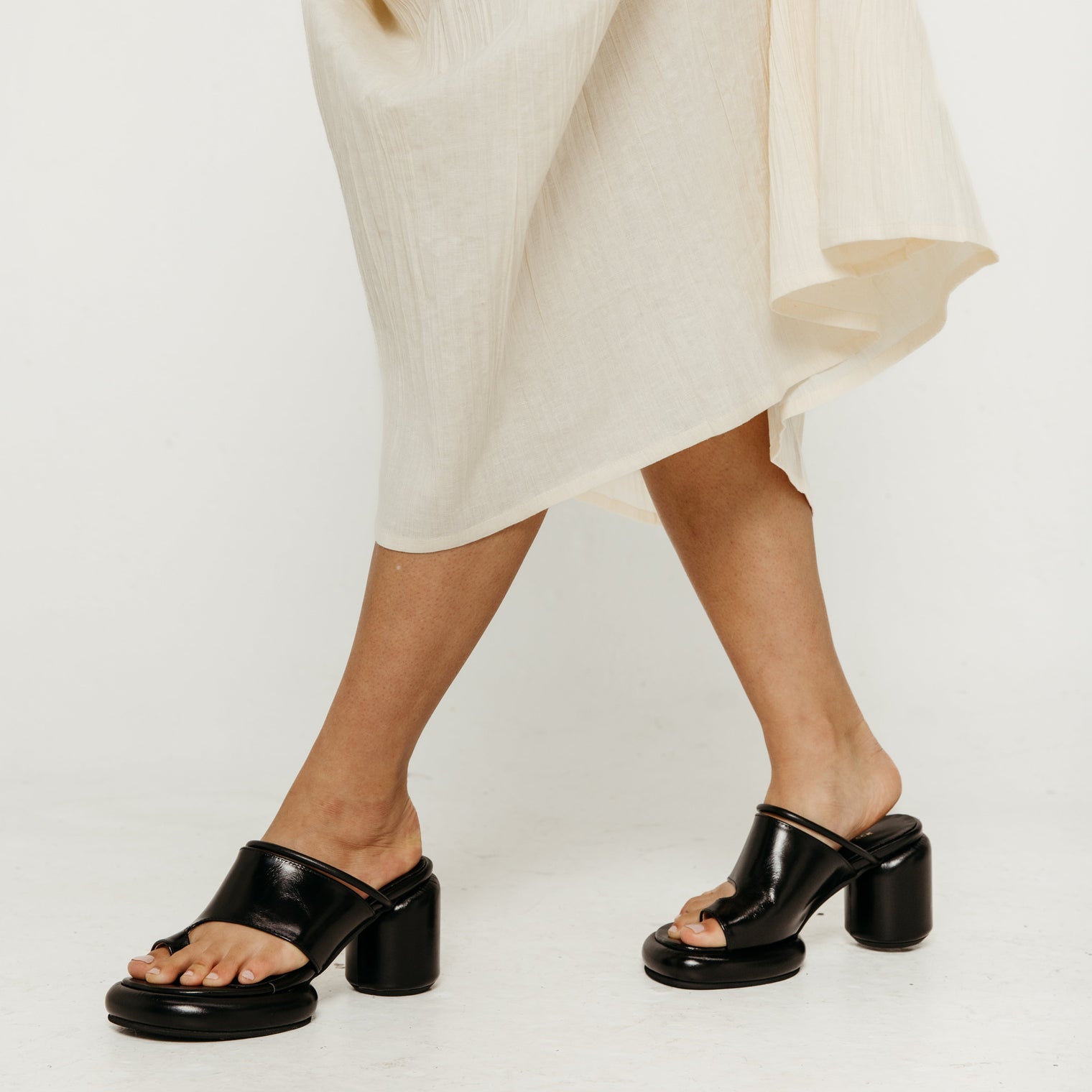 Mod Combo Black Women's Sandals Heels All Black