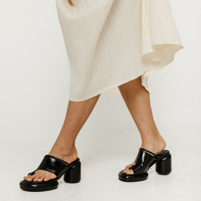 Mod Combo Black Women's Sandals Heels All Black