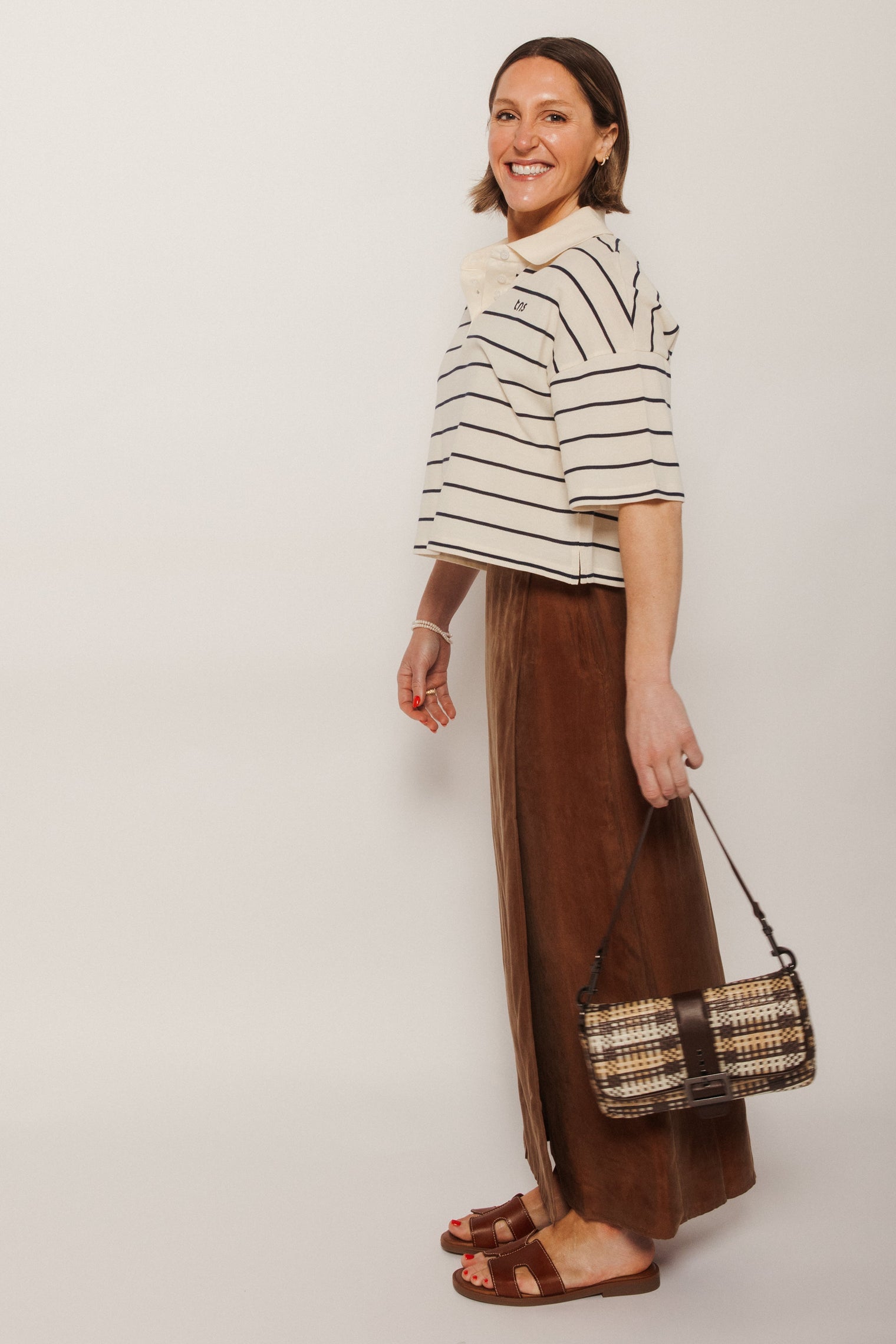 Socialite Espresso/Dune Raffia Gifts + Accessories Bags Think Royln