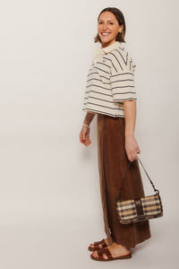 Socialite Espresso/Dune Raffia Gifts + Accessories Bags Think Royln