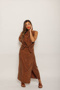 Brown Solea Top Brown Women's Tops Thinking Mu