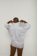 Party in the Back White Poplin Women's Tops Good Company