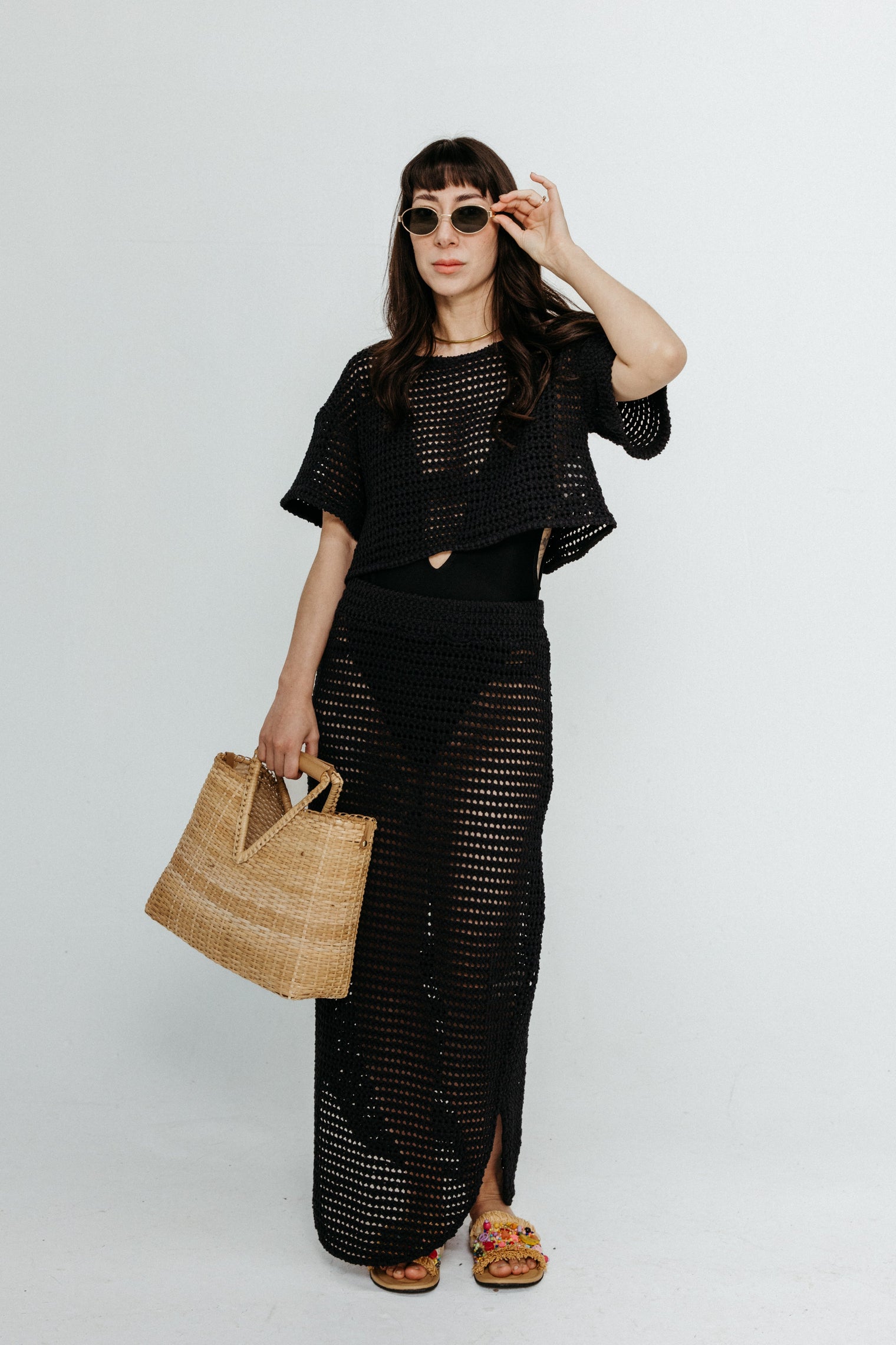 Sprout Skirt Black Women's Bottoms Skirt Rita Row