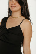 Chenoa Linen Black Women's Dresses Tach Clothing