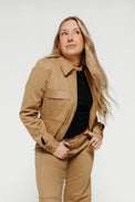 Hize Jacket Cinnamon Women's Tops SKFK