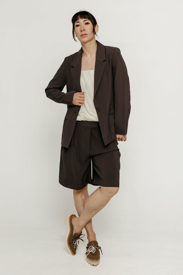 Laida Short Dark Khaki Women's Bottoms SKFK