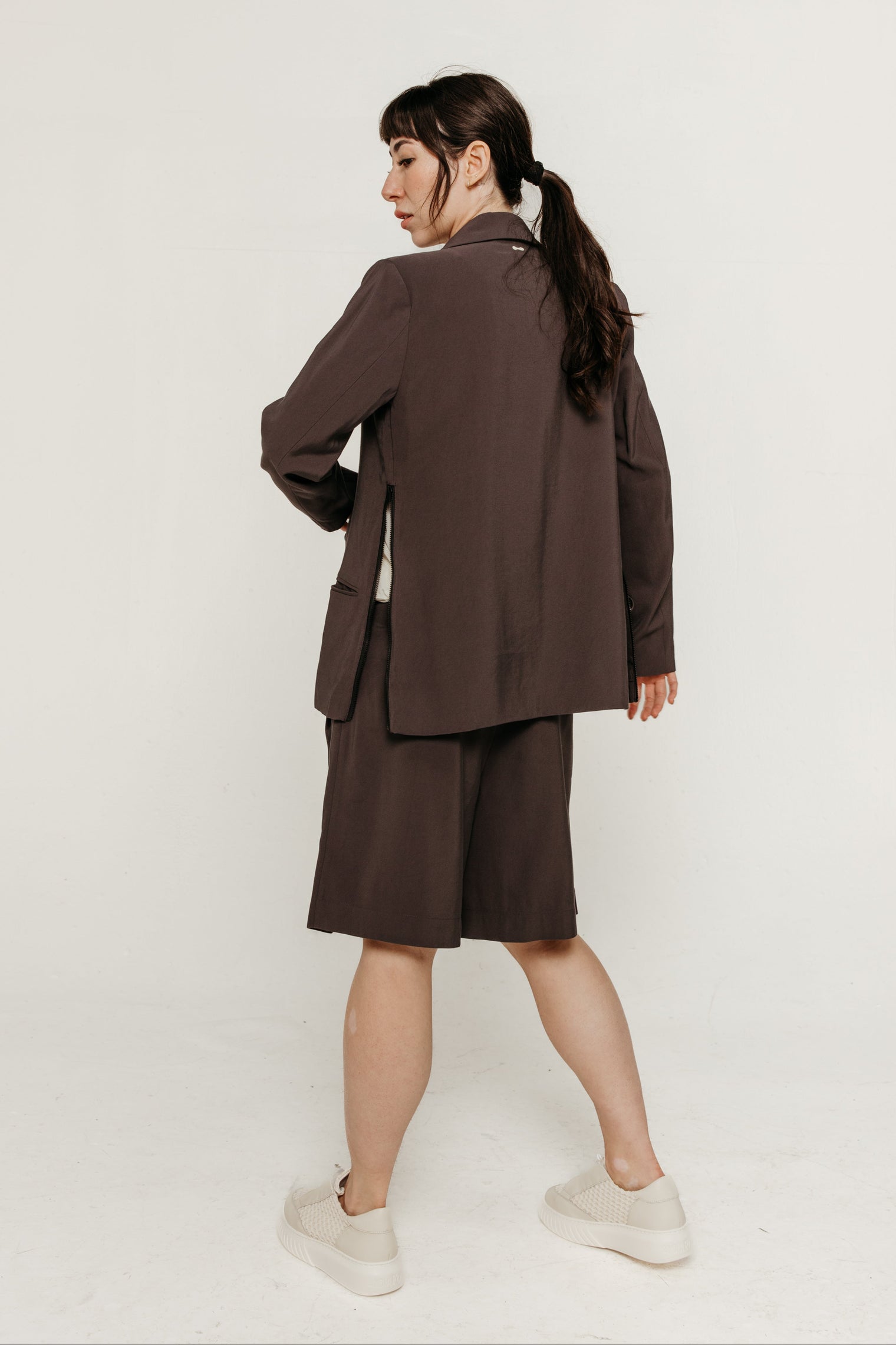 Laida Short Dark Khaki Women's Bottoms SKFK