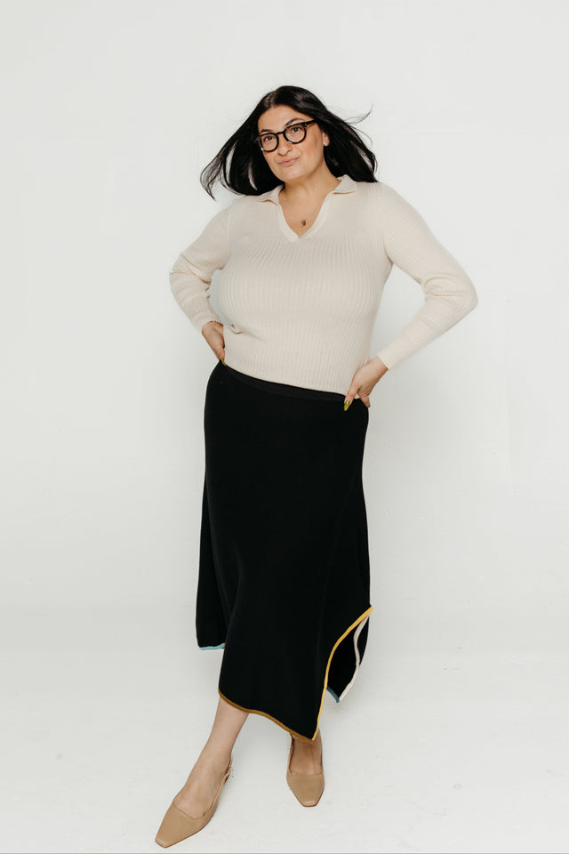 Nahiane Skirt Black Women's Bottoms Skirt SKFK