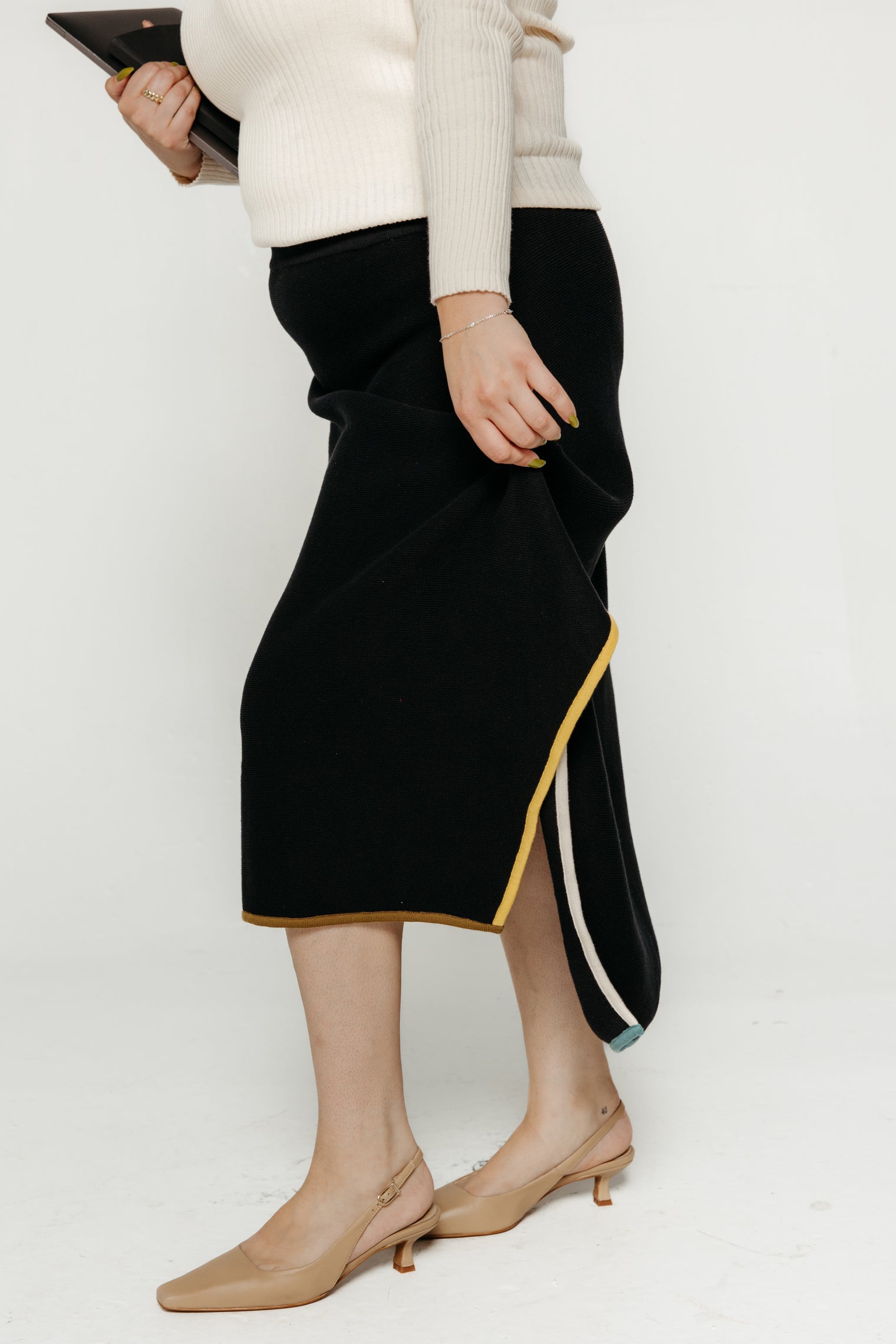 Nahiane Skirt Black Women's Bottoms Skirt SKFK