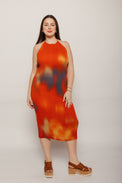 Flowers Pleated Miriam Dress Multi Women's Dresses Thinking Mu