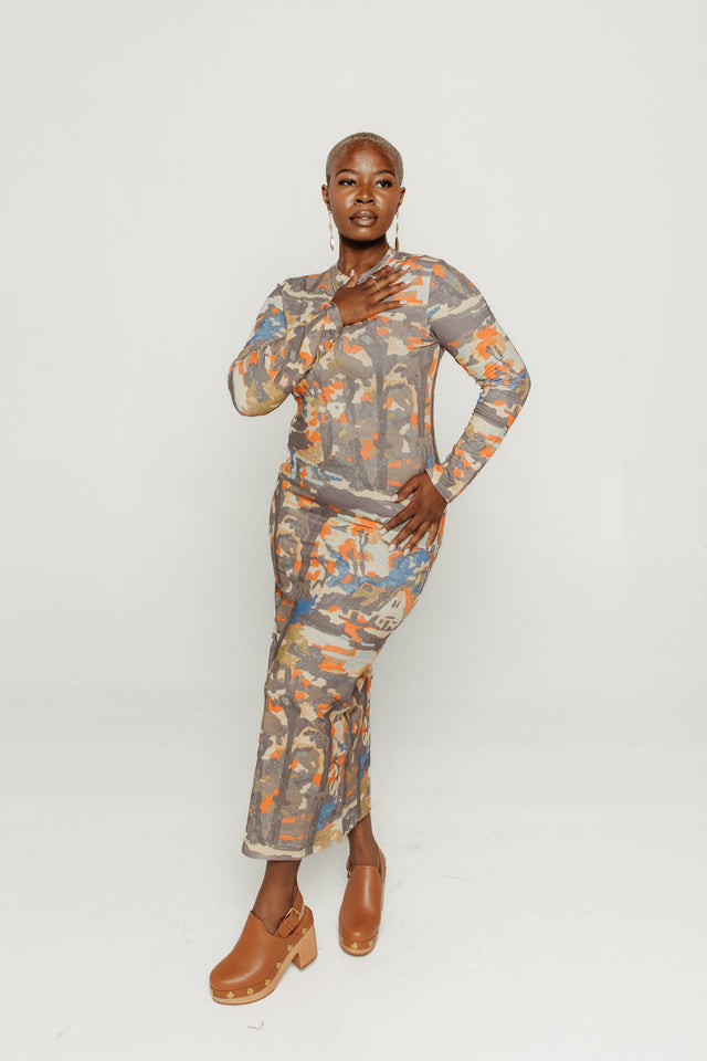 Forest House Bodycon Dress Women's Dresses Bobo Choses