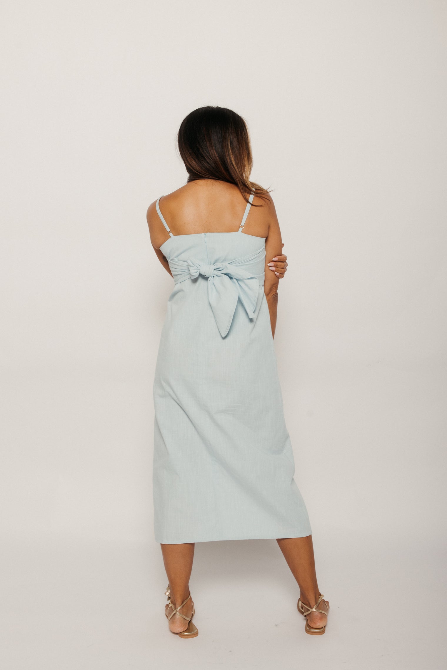 Sun Dress Pale Blue Women's Dresses Cossac