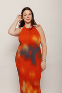 Flowers Pleated Miriam Dress Multi Women's Dresses Thinking Mu