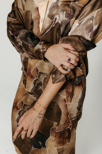 Wide Shirt Print Women's Tops Cossac