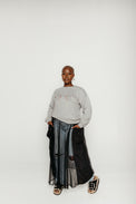 Pleated Mesh Cargo Skirt Women's Bottoms Skirt Esthé