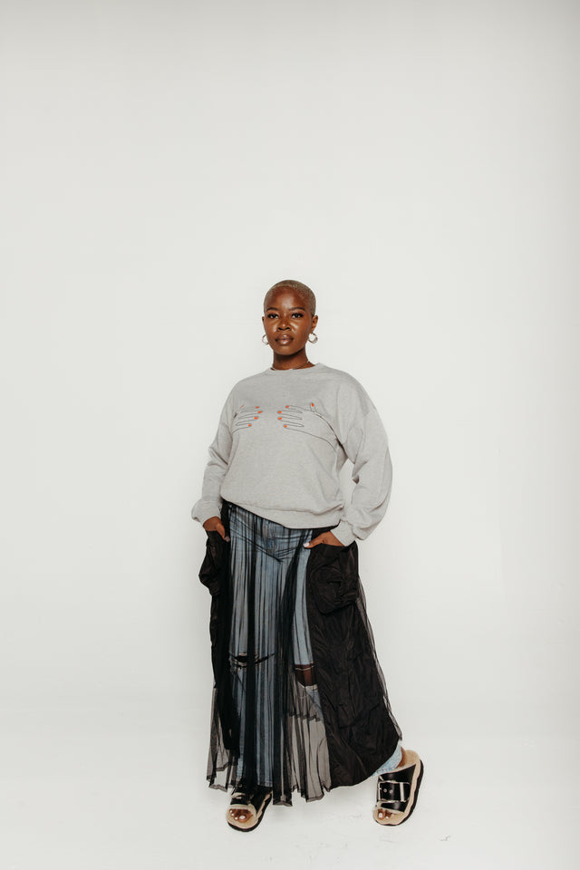 Pleated Mesh Cargo Skirt Women's Bottoms Skirt Esthé