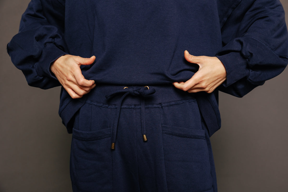 Guru Track Pant Navy Women's Bottoms Boom Shankar