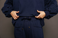 Guru Track Pant Navy Women's Bottoms Boom Shankar
