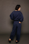 Guru Track Pant Navy Women's Bottoms Boom Shankar