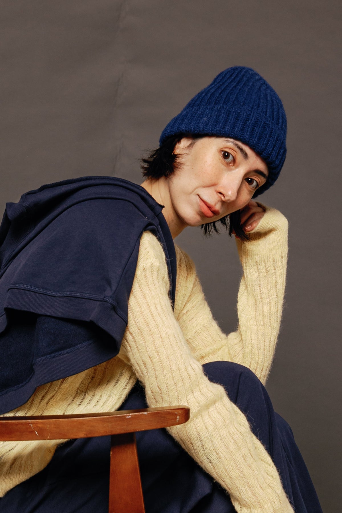 Cousteau Beanie Blue Gifts + Accessories Hair Ivy Ellis