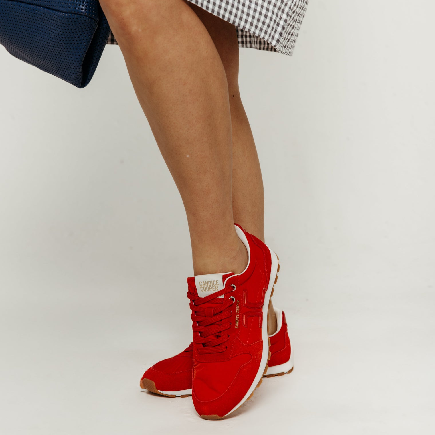 Plume 3 Suede Red Women's Sneakers Candice Cooper