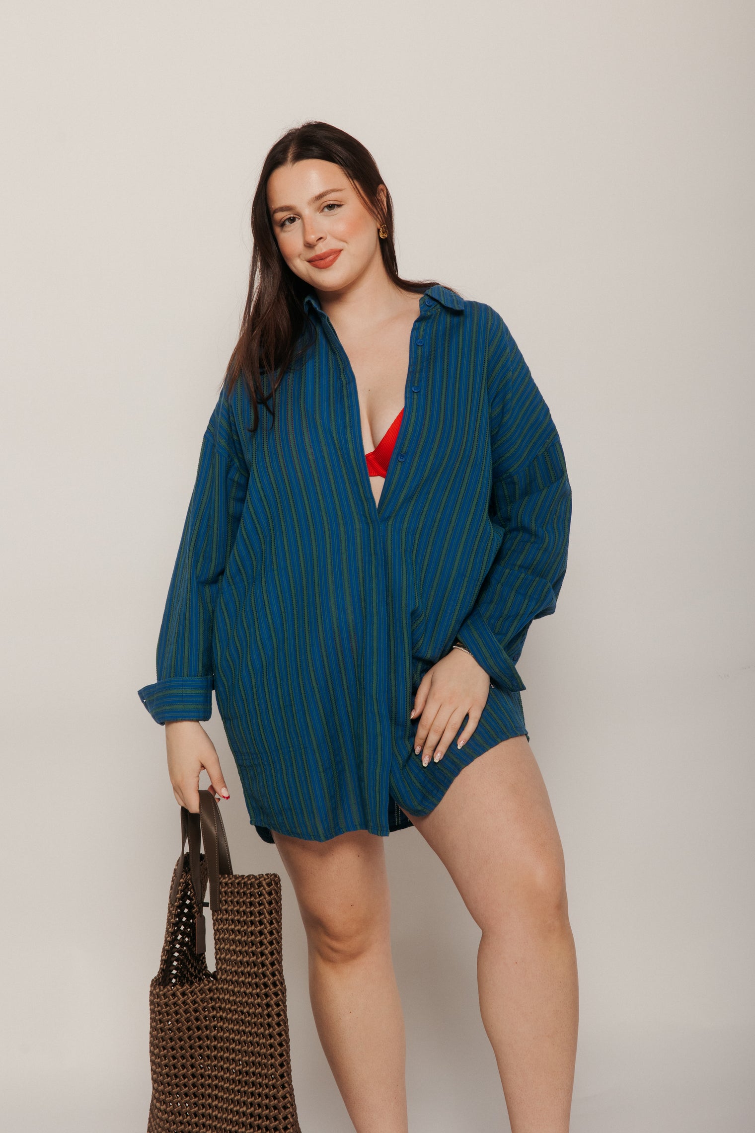 Windsor Stripes Aurel Dress Multicolor Women's Dresses Thinking Mu