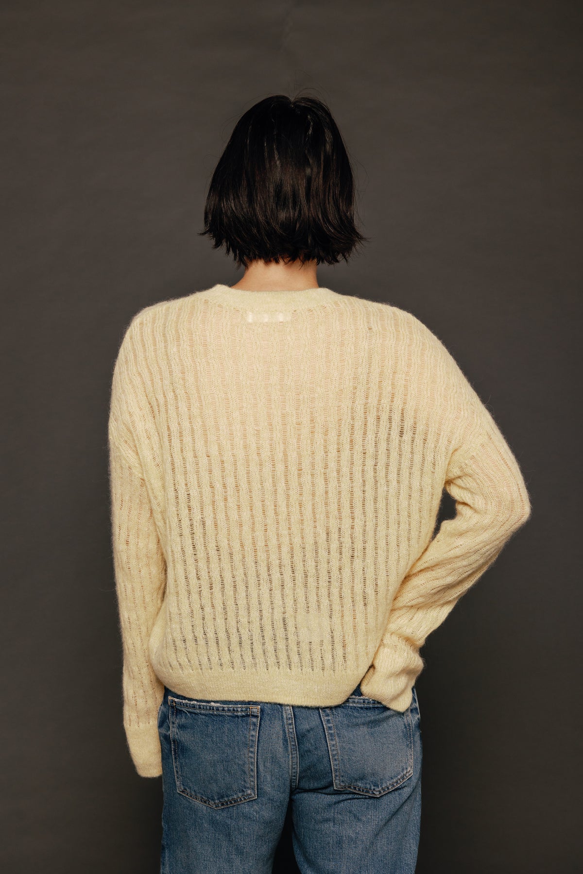 April Pullover Maize Marl