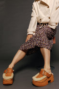 Plia Amber Camel Women's Shoes Platforms 4CCCCEES