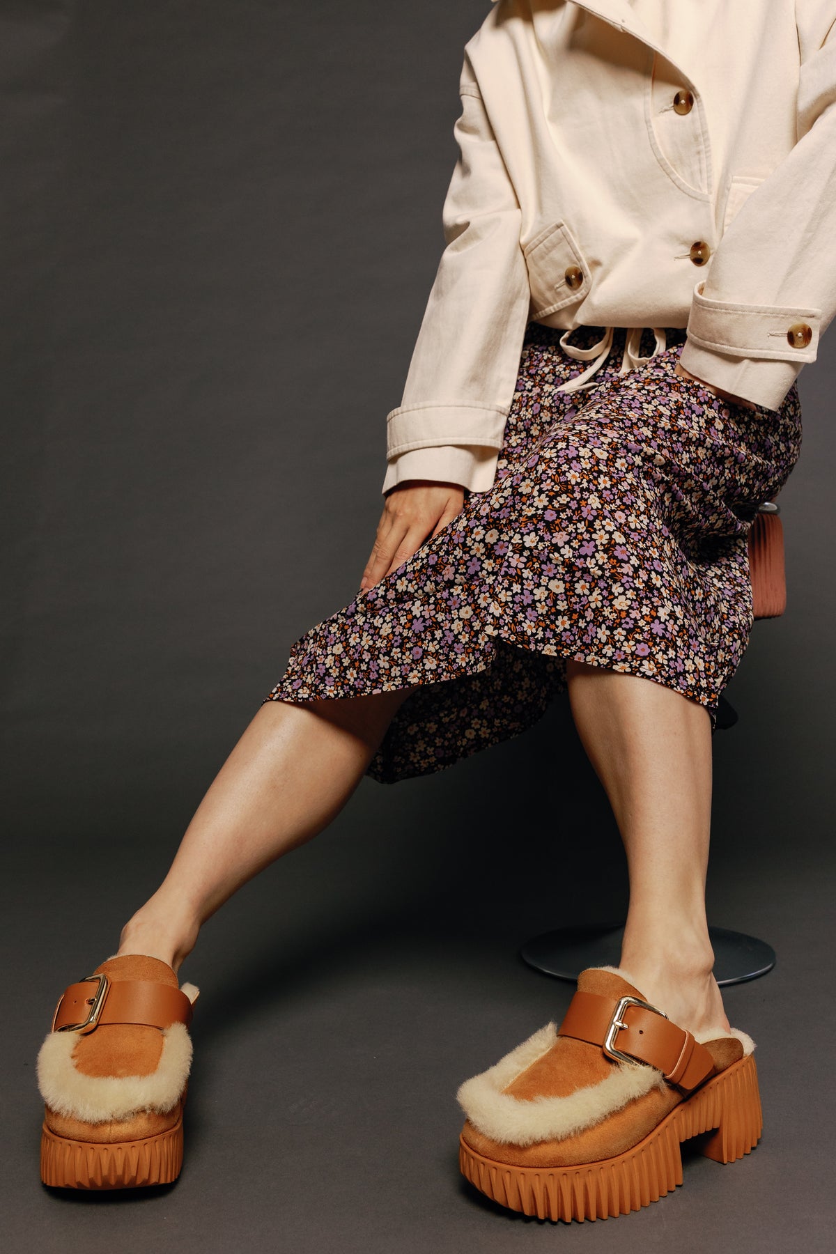 Plia Amber Camel Women's Shoes Platforms 4CCCCEES