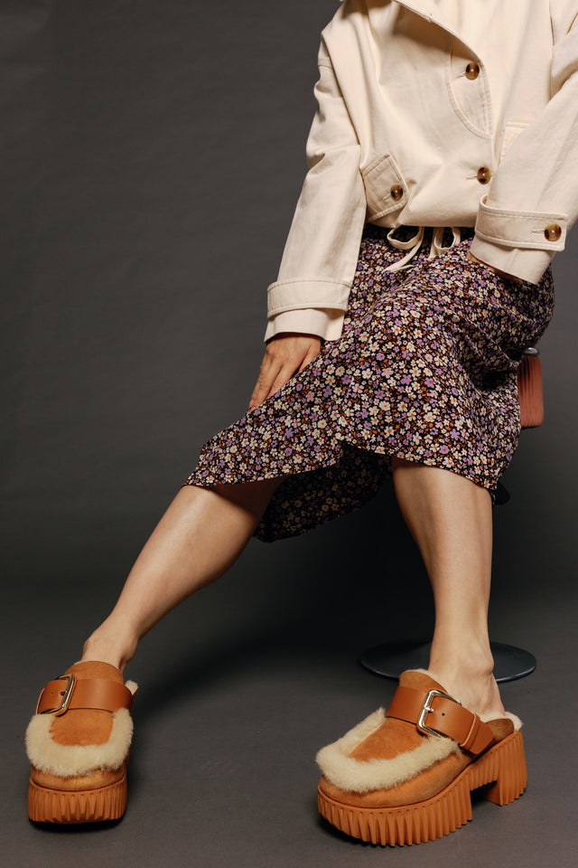 Plia Amber Camel Women's Shoes Platforms 4CCCCEES