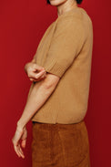 Townes Cashmere Cardigan Ochre Women's Tops One Grey Day