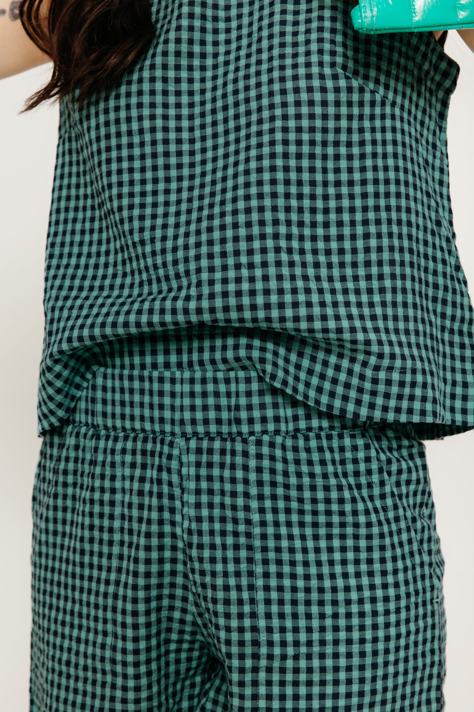 Petra Day Shorts Gingham Women's Bottoms Bibico