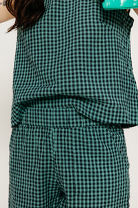 Petra Day Shorts Gingham Women's Bottoms Bibico