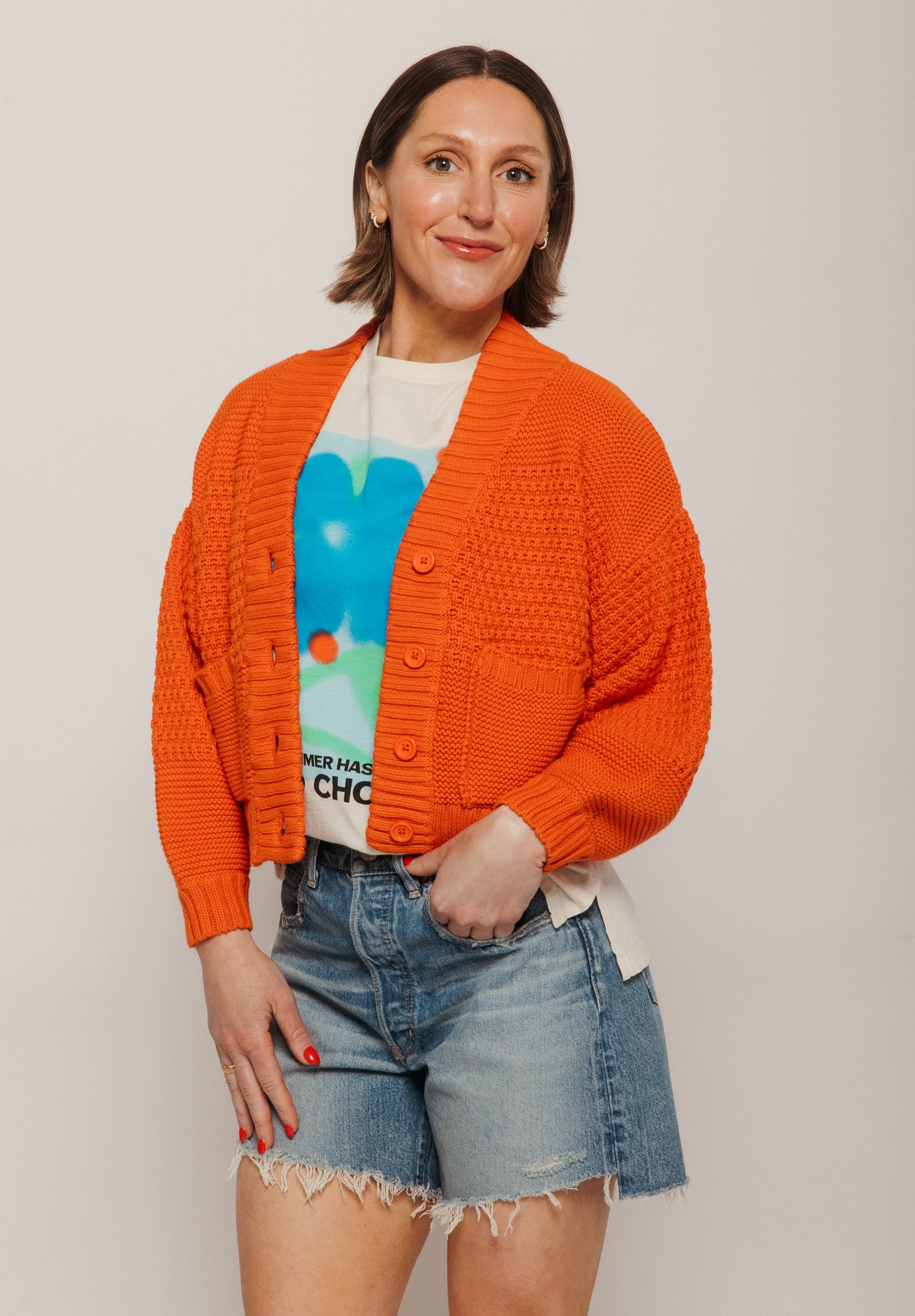 Lino Sweater Tomato Women's Tops Curator