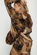 Ruffle Satin Crossbody Bag Gifts + Accessories Bags Esthé